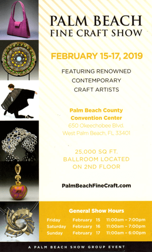 Palm Beach Art Show Flyer